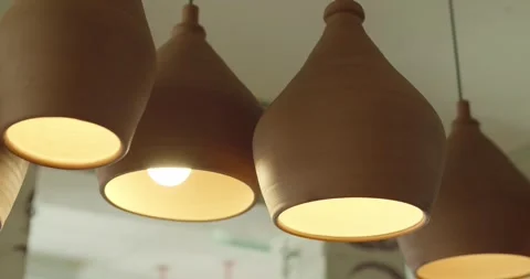 Beautiful interior of easter cuisine restaurant. Authentic georgian restaurant Stock Footage 270488073