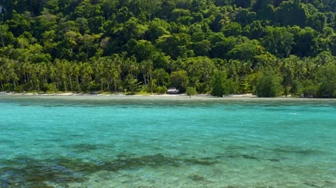 Beautiful island with blue bay. El Nido, Palawan, Philippines 库存影片 64161453