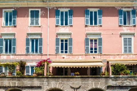 Beautiful Italian Facade Stock Photos