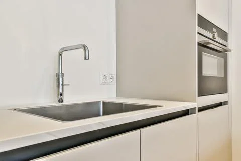 Beautiful kitchen design Stock Photos