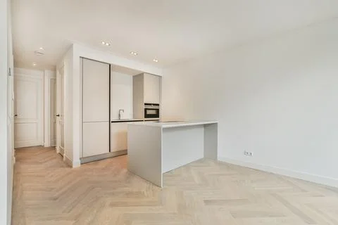 Beautiful kitchen design Stock Photos