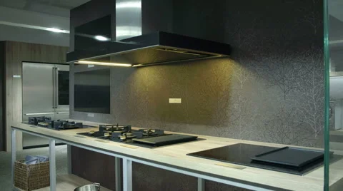 Beautiful kitchen Stock Footage 55875099