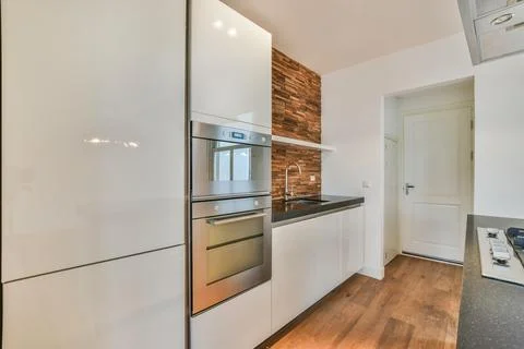 Beautiful kitchen interior Stock Photos
