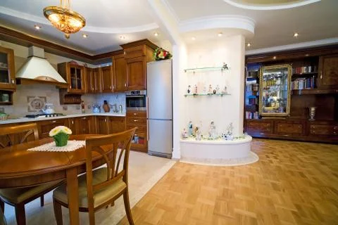 Beautiful kitchen Stock Photos