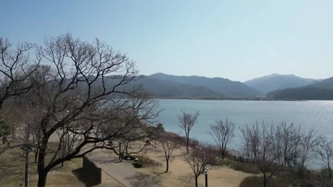 Beautiful korean river Video stock 260211756
