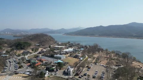 Beautiful korean river Video stock 260211800