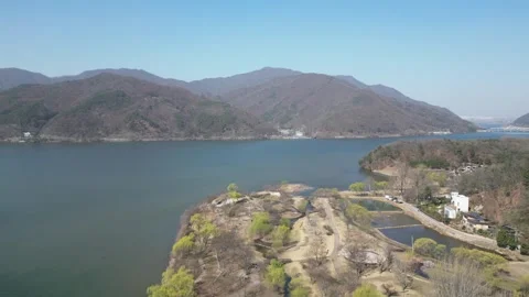 Beautiful korean river Video stock 260211807