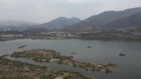 Beautiful korean river Stock Footage 260211816