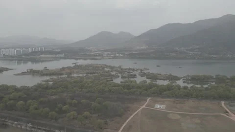 Beautiful korean river Stock Footage 260211824