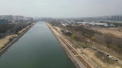 Beautiful korean river Stock Footage 260211827