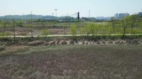 Beautiful korean river Stock Footage 260215459