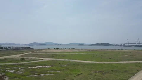 Beautiful korean river Video stock 260216861