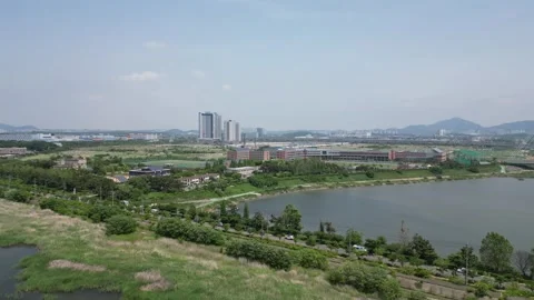 Beautiful korean river Video stock 260217153