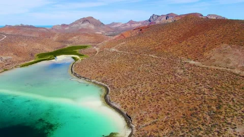 Beautiful lagoon in the mountains Stock Footage 152181245