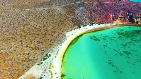 Beautiful lagoon in the mountains Stock Footage 166117036