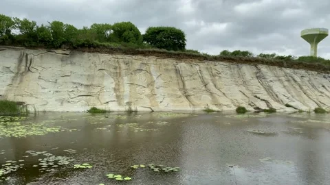 Beautiful lake background Stock Footage 158944121