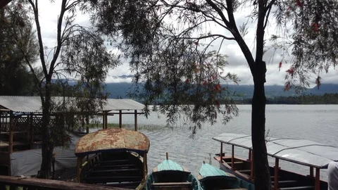 Beautiful Lake on Bandung, Indonesian Stock Footage