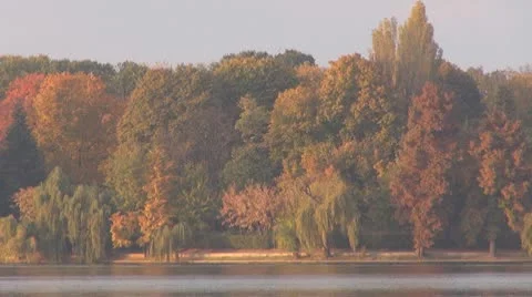 Beautiful lake Stock Footage