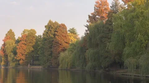 Beautiful lake Stock Footage