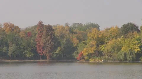 Beautiful lake Stock Footage