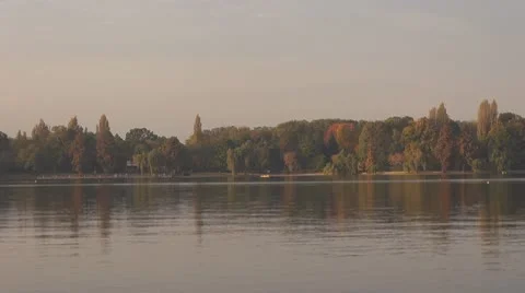 Beautiful lake Stock Footage