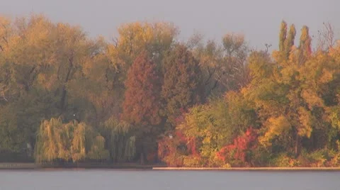 Beautiful lake Stock Footage