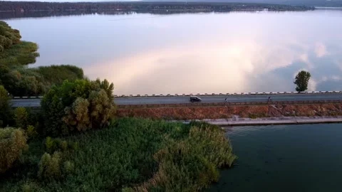 Beautiful lake Stock Footage 203788569