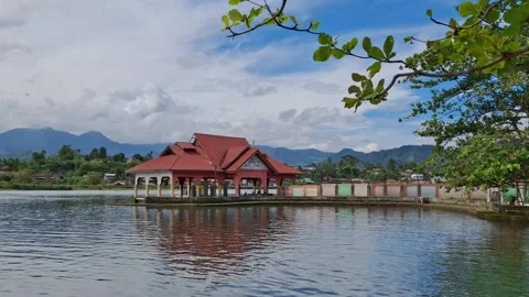 A beautiful lake Stock Footage 277935634