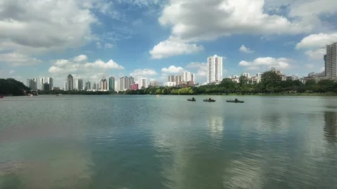 Beautiful Lake HD Video Video stock 321222013