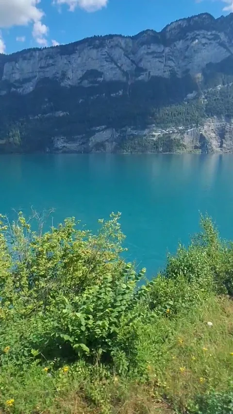 Beautiful lake in the mountains. Stock Footage 338203758