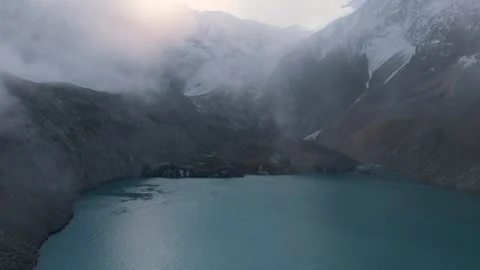 Beautiful Lake in Nepal Stock Footage 308790264