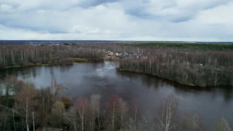 Beautiful lake view Stock Footage 196730211