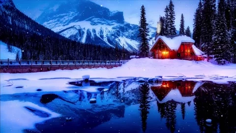 Beautiful lake view Stock Footage 211661897