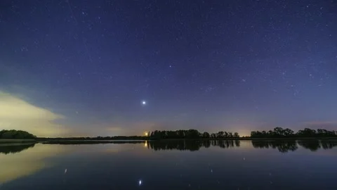 Beautiful lake view Stock Footage 211662456