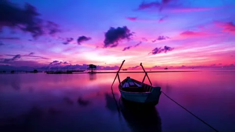 Beautiful lake view Stock Footage 211662483