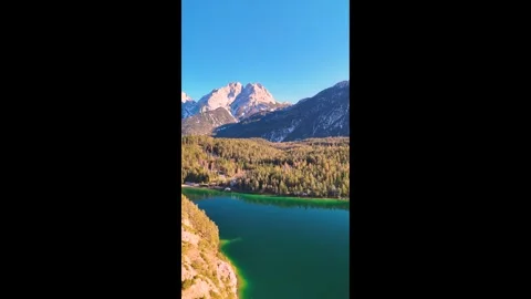 Beautiful lakes in the mountains Video stock 295023392