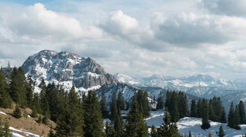Beautiful landscape of alpine mountains 動画素材 58428513