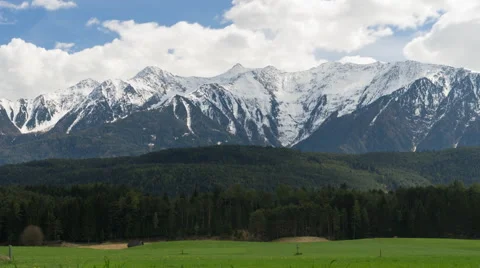 Beautiful landscape of Austrian Alps Stock-Footage 61460211
