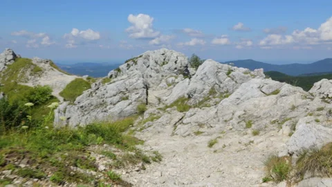 Beautiful landscape in Balkan Mountains Video stock 96166341