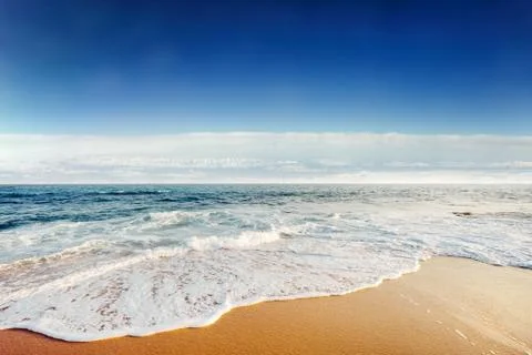 Beautiful landscape beach Stock Photos