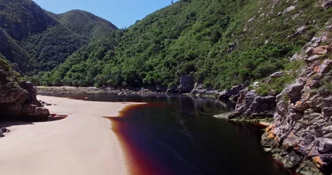 Beautiful landscape of Bloukrans River Stock Footage 308917667