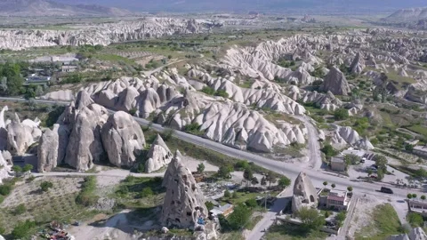 Beautiful landscape of Cappadocia Stock Footage 201852655