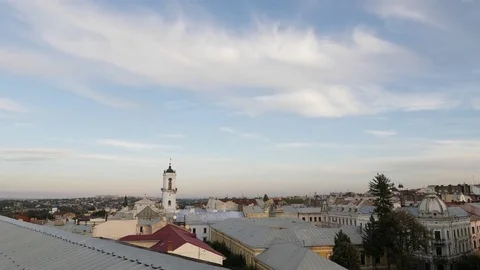 Beautiful landscape on the city Stock Footage 81658596