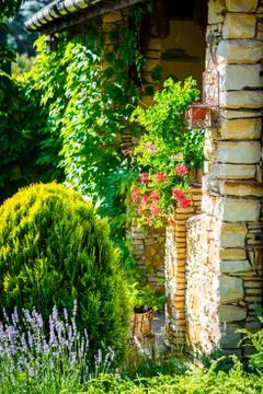 Beautiful landscape design Stock Photos