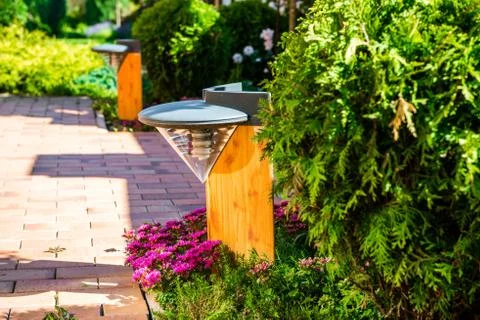 Beautiful landscape design Stock Photos