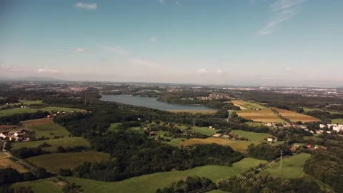 Beautiful landscape drone 4K Video stock 225756846