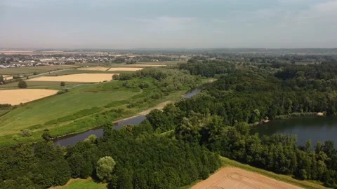 Beautiful landscape drone 4K Stock Footage 225756877