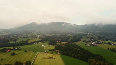 Beautiful landscape drone 4K Stock Footage 225756880