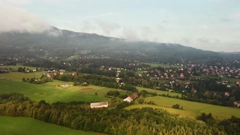 Beautiful landscape drone 4K Video stock 225756891