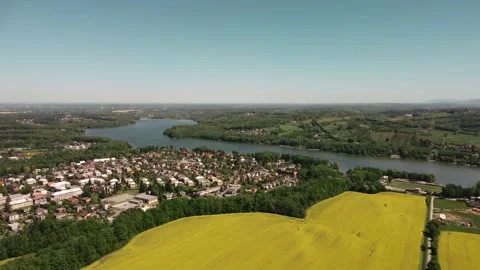 Beautiful landscape drone 4K Stock Footage 225756940